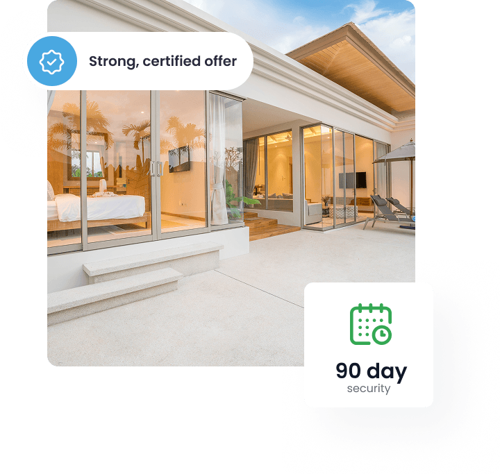 Strong Certified Offer House - Good for 90 days